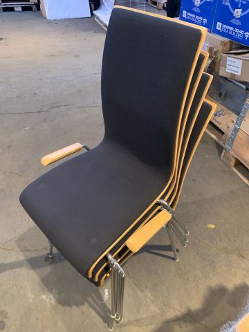 902370-3 Conference table Bruno Mattsson, 8 chairs