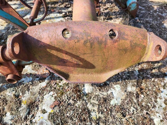 896340-52 Massey Ferguson 35 Tractor with front loader and spring harrow