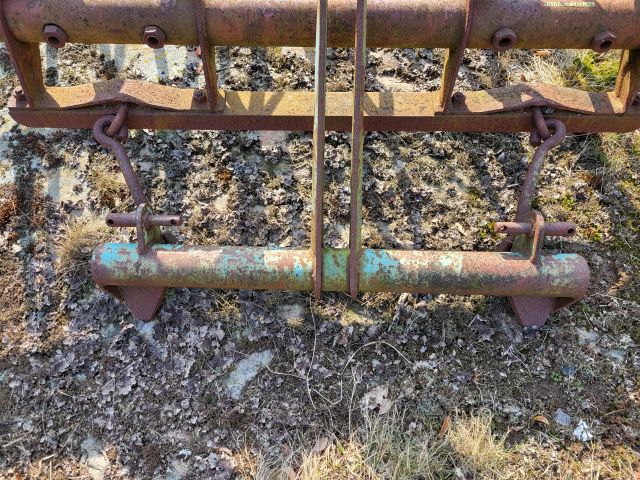 896340-53 Massey Ferguson 35 Tractor with front loader and spring harrow