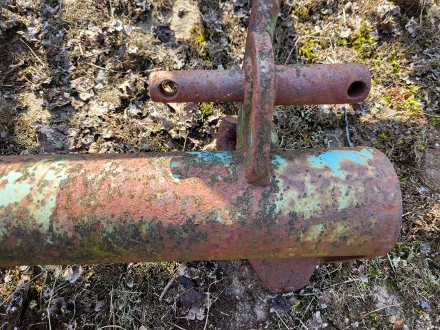 896340-54 Massey Ferguson 35 Tractor with front loader and spring harrow