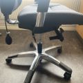 828965-9 Electric desk with office chair and furniture