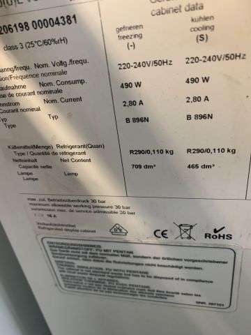 908063-7 Top freezer AHT Miami 250