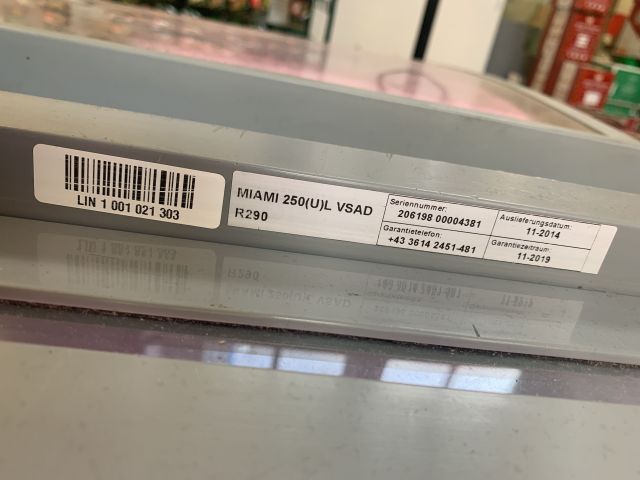 908063-9 Top freezer AHT Miami 250