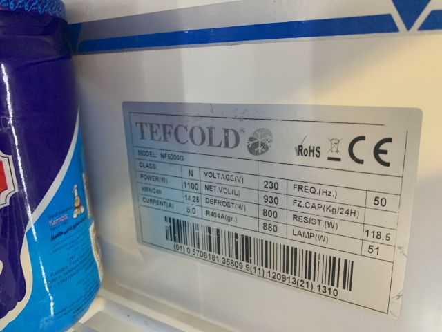 908071-3 Double glass refrigerator Tefcold NF5000G