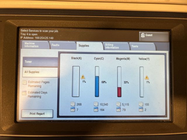 828970-9 Printer Xereox F4D-3