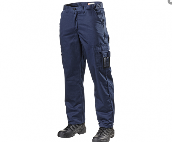 908376-1 7st Arbetsbyxor L.brador 150PB, Blå, Strl 46 (31/31)