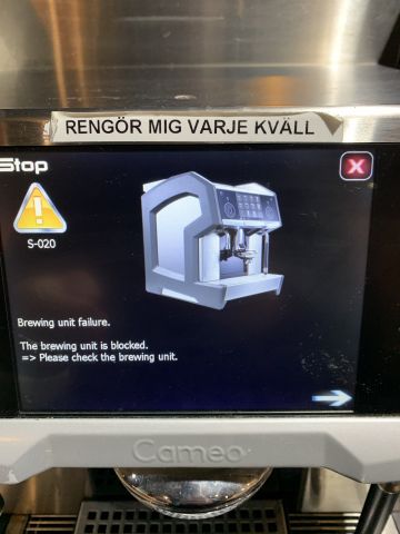 907891-9 Coffee machine Eversys Cameo C2M