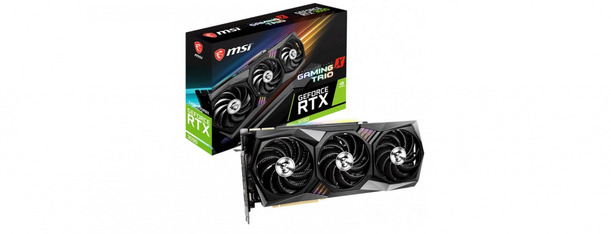 908644-1 Graphics card MSI GeForce RTX 3090 GAMING X TRIO 24G