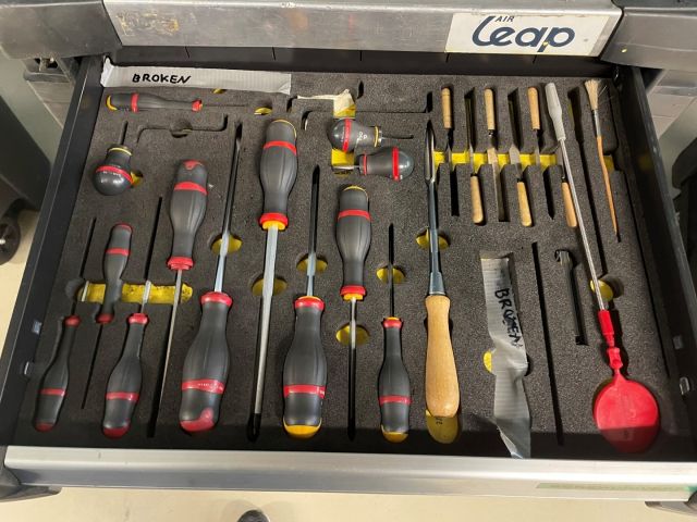 877234-2 Tool trolley with tool Facom imperiala