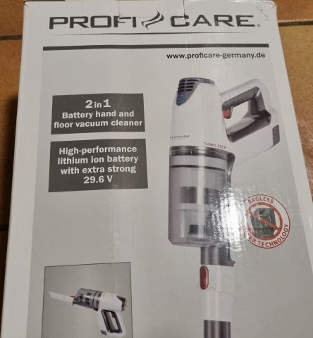 907475-5 Profi-Care PC-BS 3037 A cordless vacuum cleaner - Shipping included