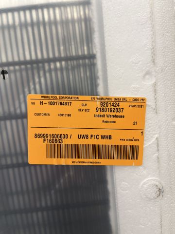 906126-4 Freestanding freezer Whirlpool UW8 F1C WHB NF