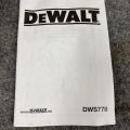 892594-7 DeWalt DWS778-QS Cutting / miter saw 250mm 1850W