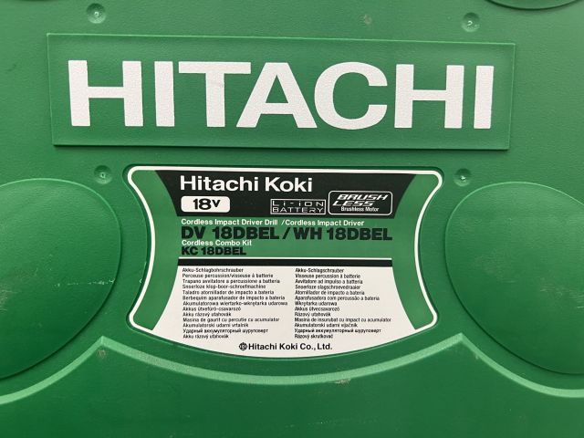 892652-2 Hitachi Koki screwdriver and nutrunner without charger 2 batteries 2.5aH