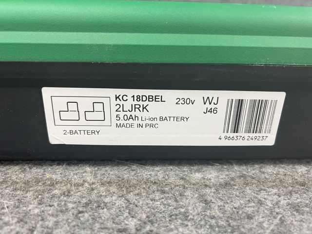 892652-3 Hitachi Koki screwdriver and nutrunner without charger 2 batteries 2.5aH