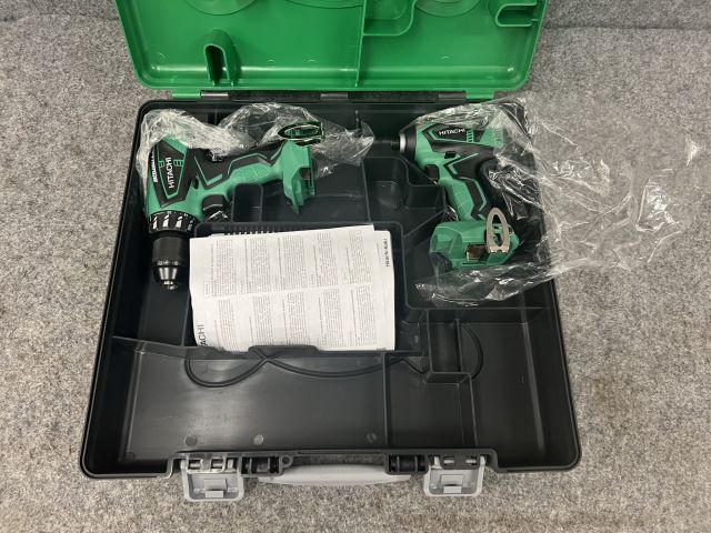 892652-4 Hitachi Koki screwdriver and nutrunner without charger 2 batteries 2.5aH