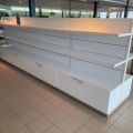 868051-1 Double-sided shelves with base cabinets, 4 pcs
