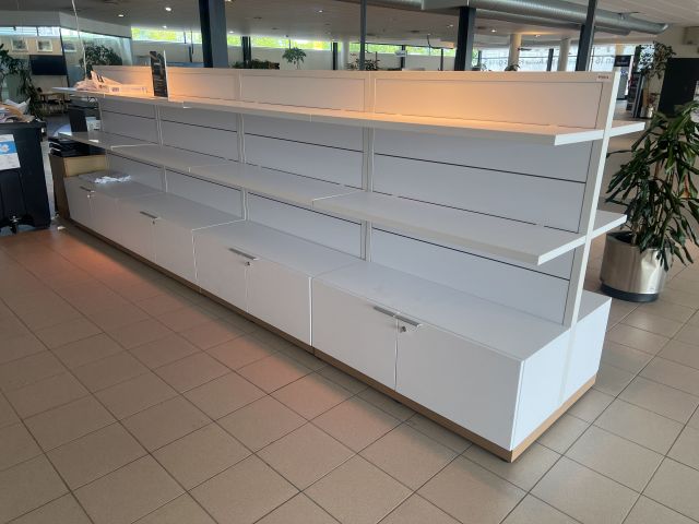 868051-1 Double-sided shelves with base cabinets, 4 pcs