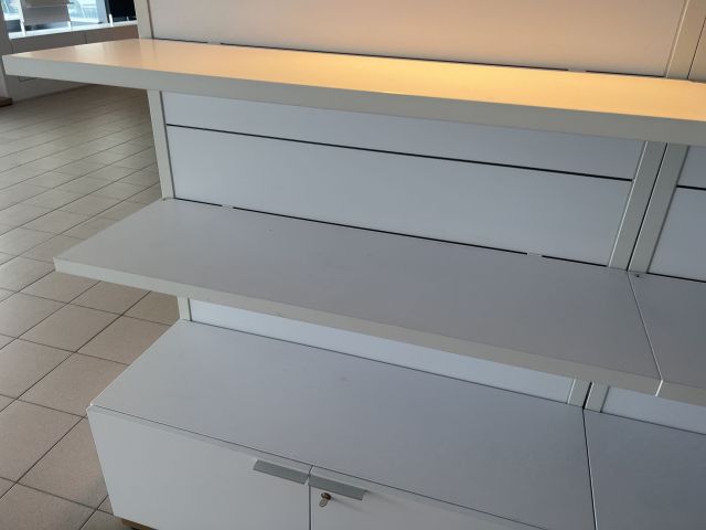 868051-5 Double-sided shelves with base cabinets, 4 pcs