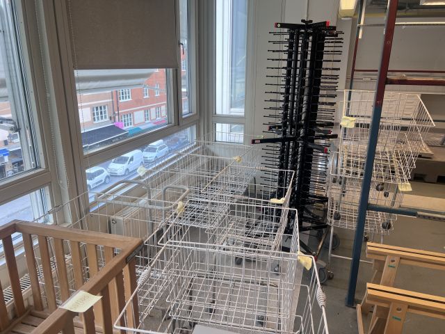 867983-12 Collection of electronics and baskets