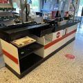 895315-3 Checkout counters 2 conveyor belts, scale, screen, scanners, printers