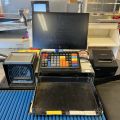 895315-8 Checkout counters 2 conveyor belts, scale, screen, scanners, printers