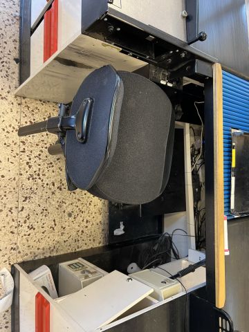 895315-12 Checkout counters 2 conveyor belts, scale, screen, scanners, printers