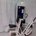 881704-3 Seated rowing machine with chest support C-curve