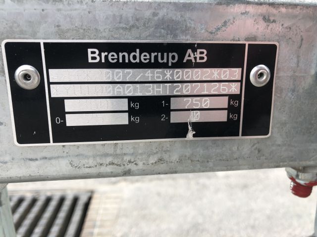910156-9 Båttrailer BRENDERUP ES0750UL -17