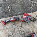 881734-1 Angle grinder Milwaukee M18 CAG125X, battery charger and battery