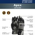 911899-6 2 par Soft Touch® Apex motorcykelhandske ( L)