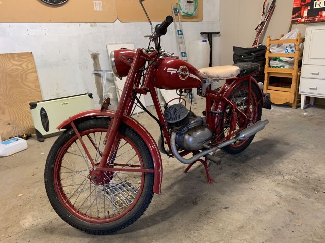 810303-1 Veteran motorcycle Monark CZ M / 300 -1950