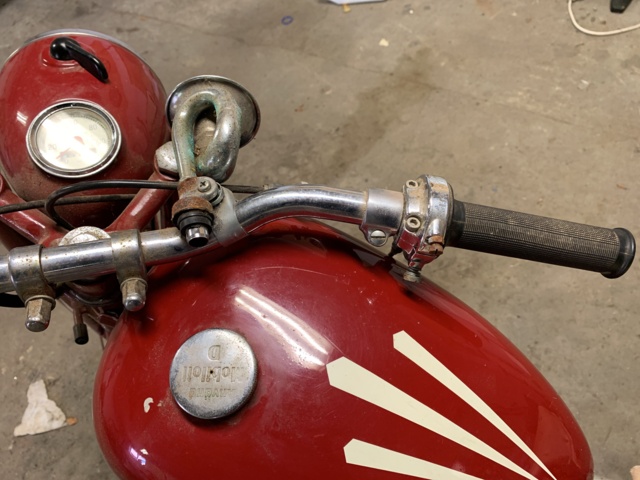 810303-7 Veteran motorcycle Monark CZ M / 300 -1950