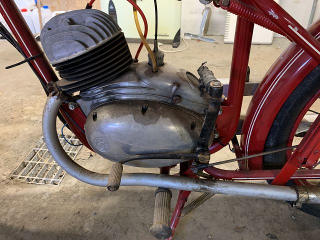 810303-10 Veteran motorcycle Monark CZ M / 300 -1950