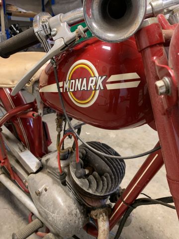 810303-14 Veteran motorcycle Monark CZ M / 300 -1950