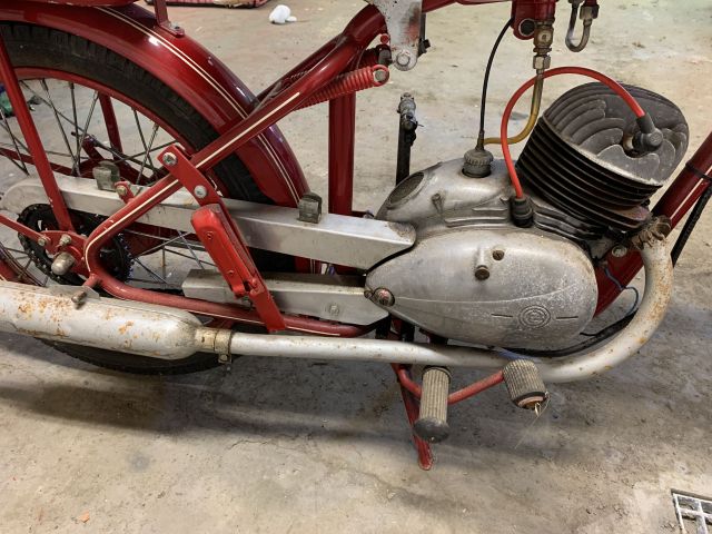 810303-16 Veteran motorcycle Monark CZ M / 300 -1950