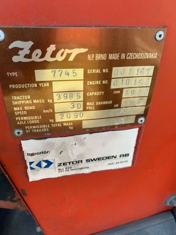 810314-13 Zetor 6245 Turbo 4WD -1987