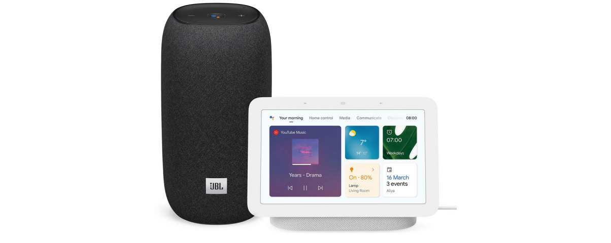 912324-1 JBL Link Portable + Google Nest Hub II