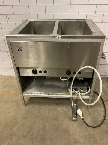 886622-1 Water bath with 2 wells