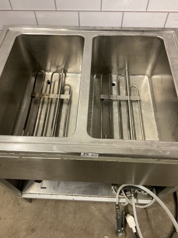 886622-3 Water bath with 2 wells