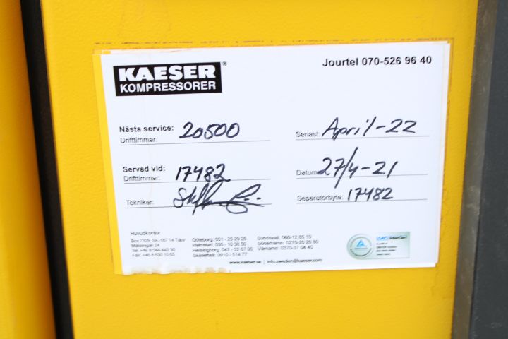 908941-10 Screw compressor Kaeser ASD 57 T model year 2012