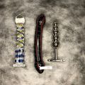 912921-1 2 Glass dildos, 1 metal dildo - Shipping included (405)