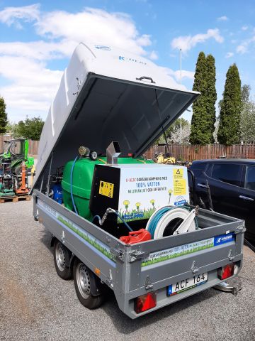868174-2 K-Heat Maxi Plus 15/160 mounted in a trailer from Brenderup