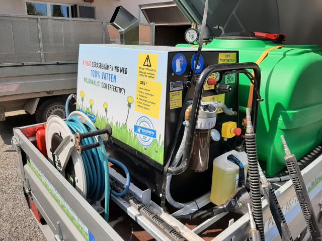 868174-5 K-Heat Maxi Plus 15/160 mounted in a trailer from Brenderup