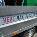 868174-13 K-Heat Maxi Plus 15/160 mounted in a trailer from Brenderup