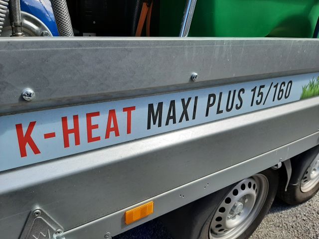 868174-13 K-Heat Maxi Plus 15/160 mounted in a trailer from Brenderup