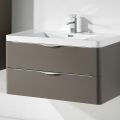 913356-1 Sylvia gray-brown 90 cm washbasin + chest of drawers - Sw1411.h + sw1417t