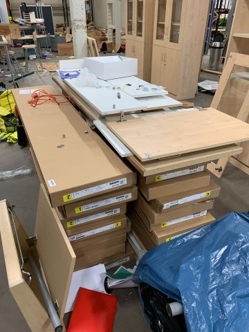 902452-1 Ikea furniture in drawer Kallax about 20 drawers