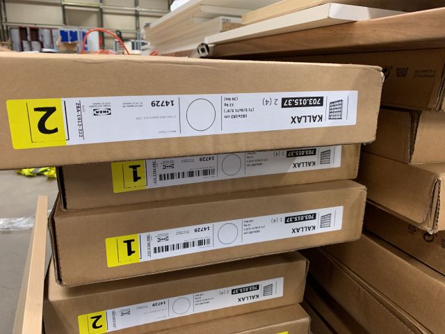 902452-3 Ikea furniture in drawer Kallax about 20 drawers