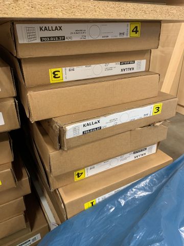 902452-4 Ikea furniture in drawer Kallax about 20 drawers