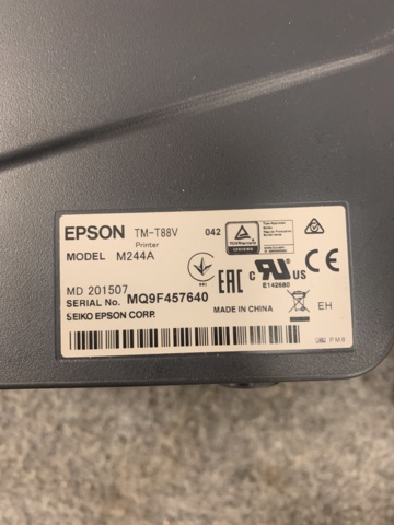 902457-7 Mixed electronics, receipt printer, card reader